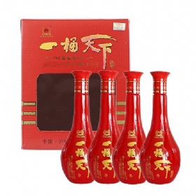 �����Ͻ�һͰ����52��475��������Ʒ�򸣺�4ƿװ��